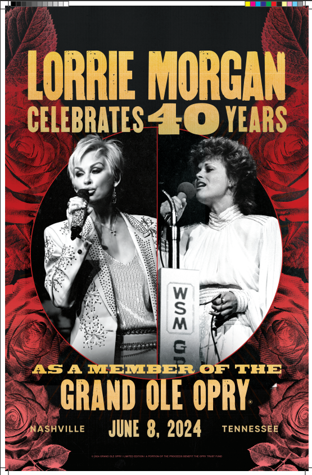 Lorrie Morgan 40th Anniversary Poster