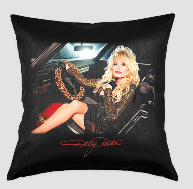 Dolly Parton Rockstar Throw Pillow