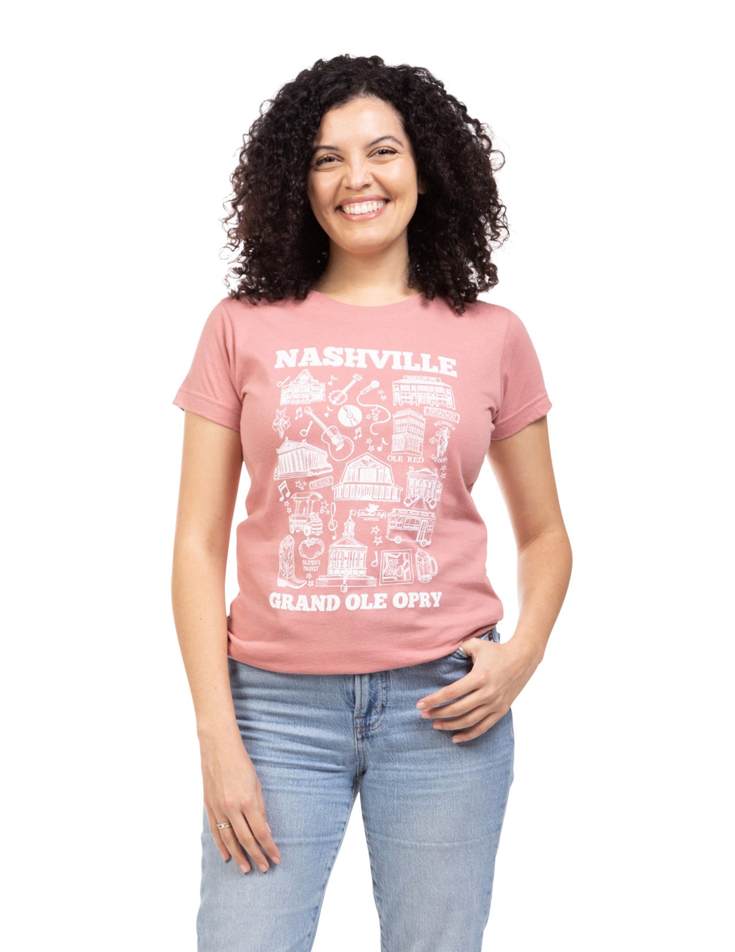 Opry Women's Nashville Map T-Shirt