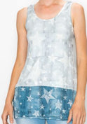 Denim Star Tank