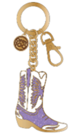 Opry 100 Shimmer Boot Keychain