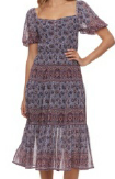 Loleta Smocked Midi Dress