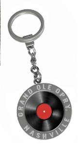 Opry Spinning Record Keychain