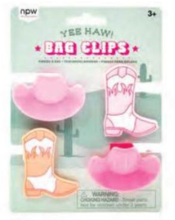 Yeehaw Bag Clips 4 Pack
