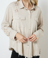 Star Embroidered Shirt