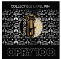 Opry 100 Rhinestone WSM Mic Pin