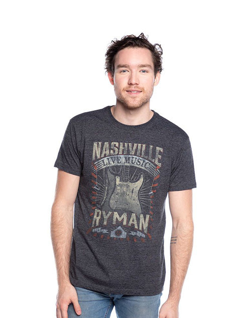 Ryman Unisex Live Music Guitar T-Shirt