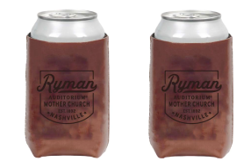 Ryman Faux Leather Badge Koozie