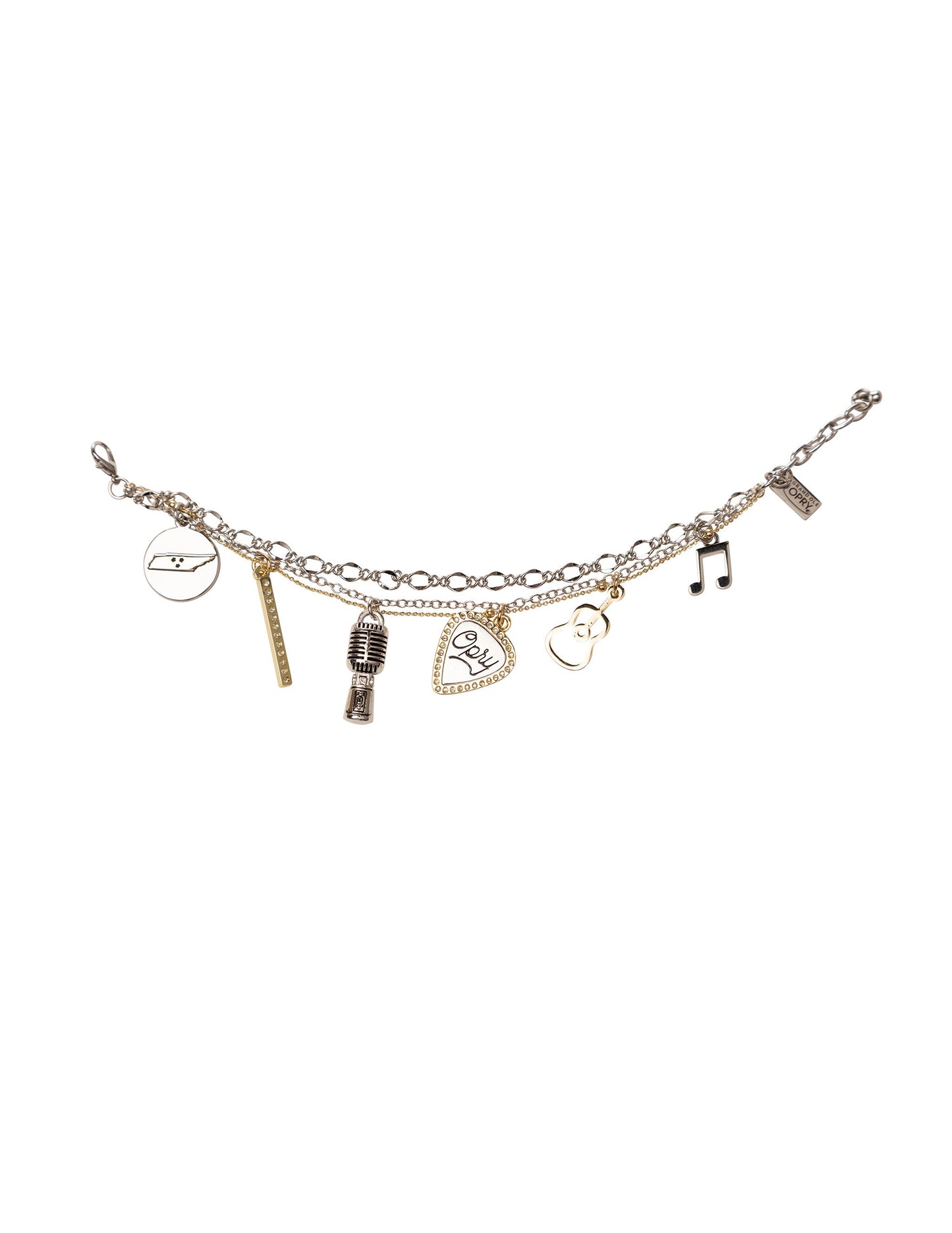 Opry Mixed Metal Charm Bracelet