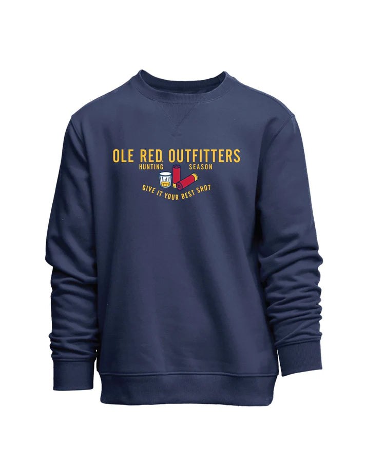 Ole Red Give It Your Best Shot Fleece Crew
