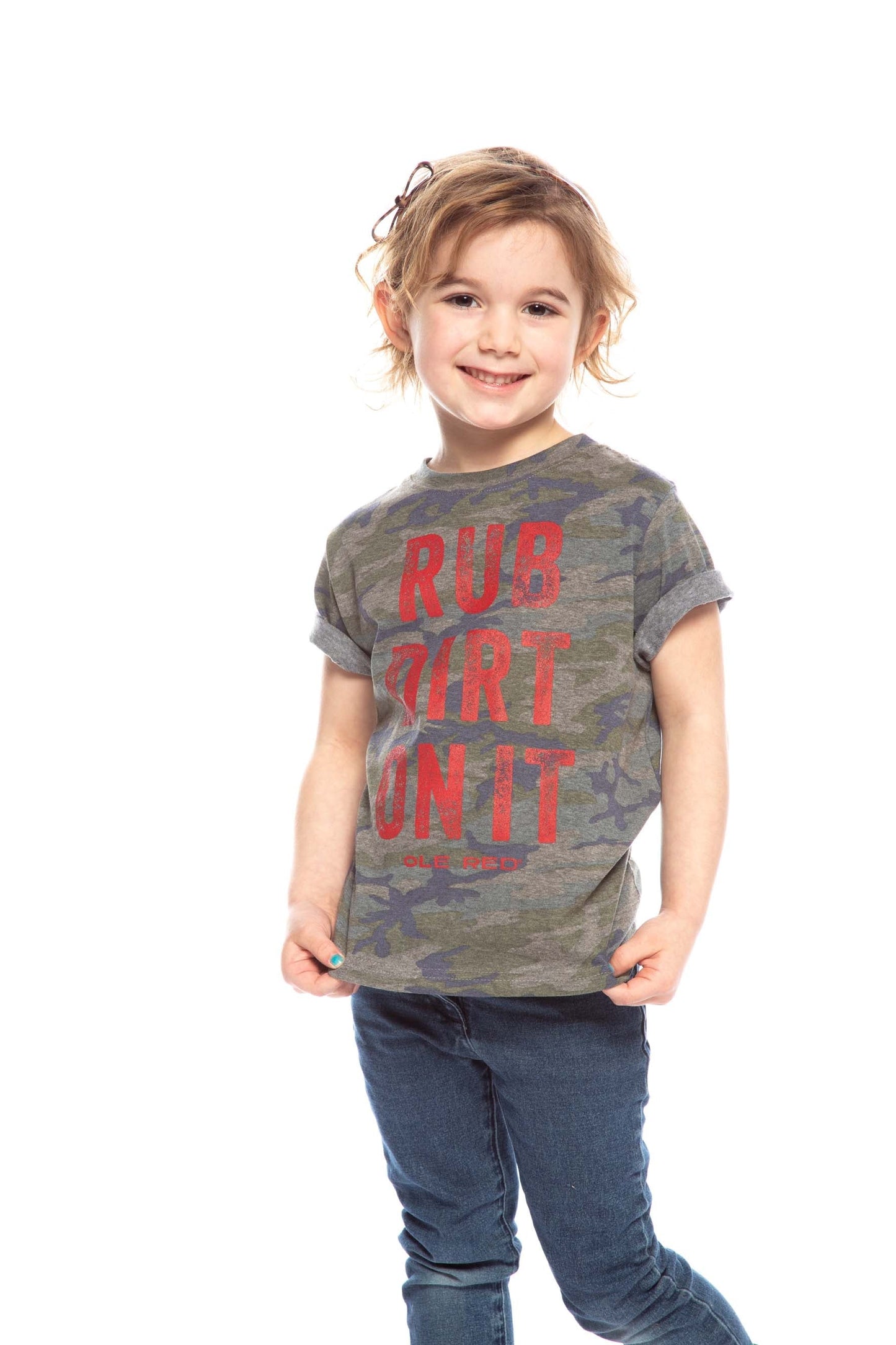 Ole Red Rub Dirt On It Children's Camp T-Shirt