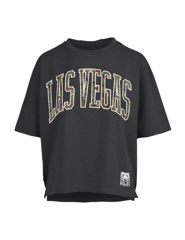 Ole Red Vegas Camo Cropped Tee