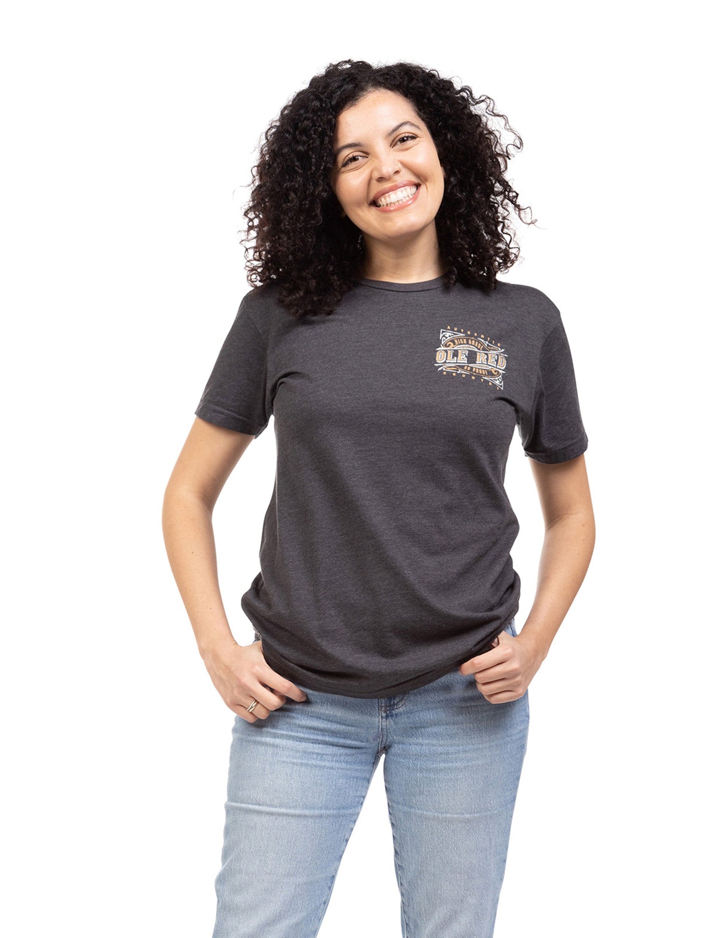 Ole Red Whiskey Label Logo T-Shirt