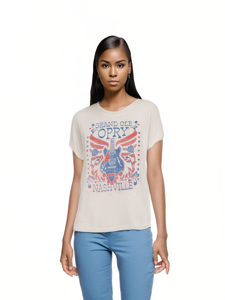 Opry Guitar & Hearts Festival Tee