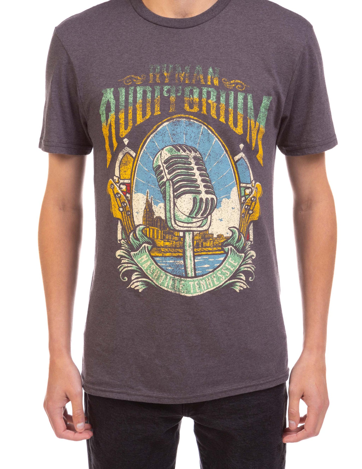 Ryman Skyline Retro Mic T-Shirt