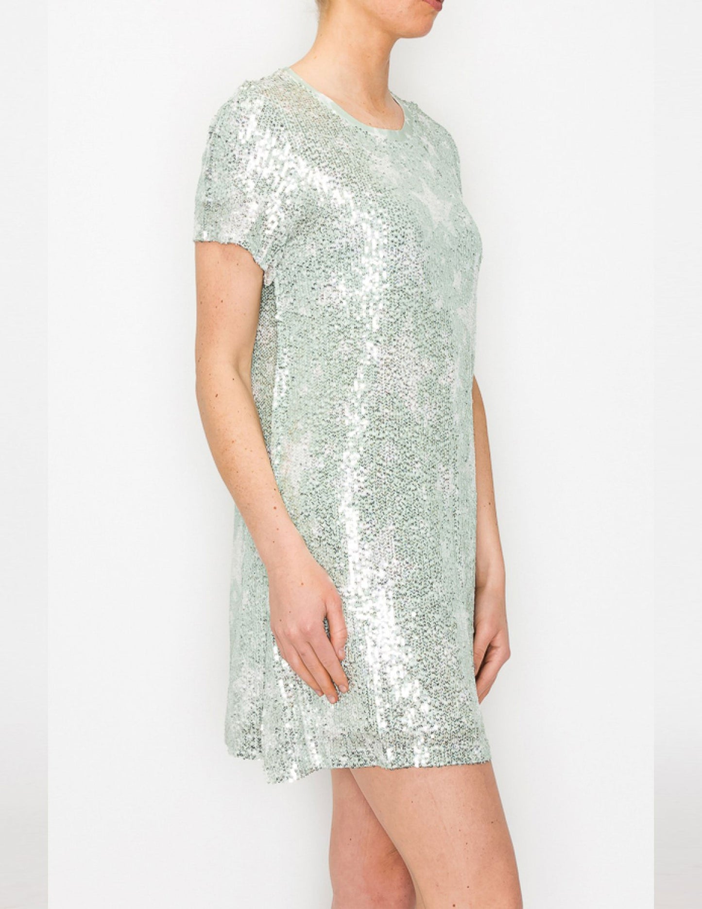 Star Sequin Mini Dress