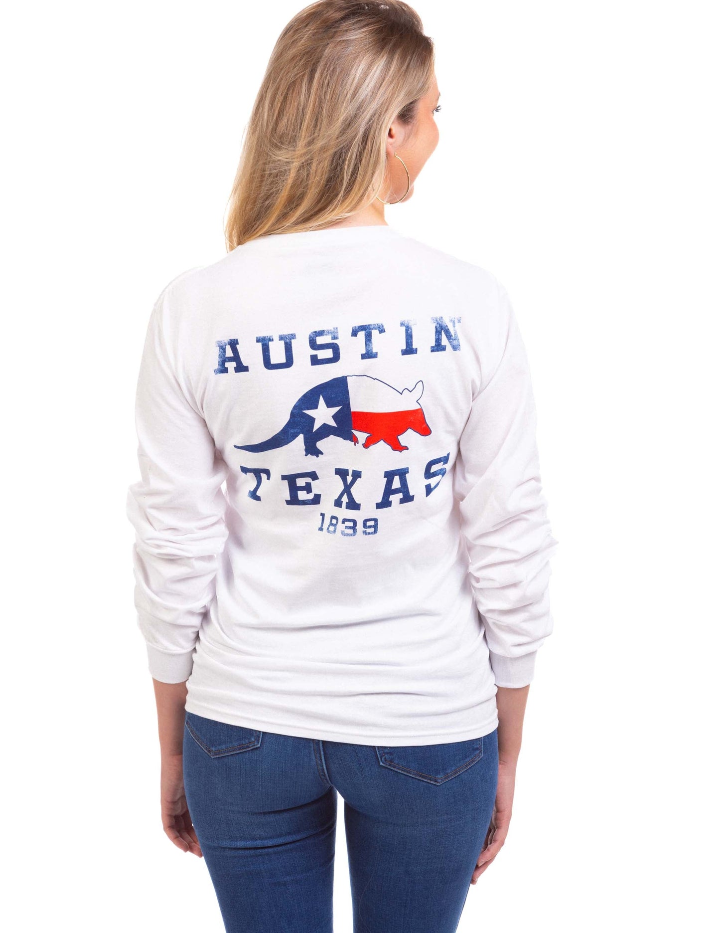 Texas Armadillo Long Sleeve T-Shirt