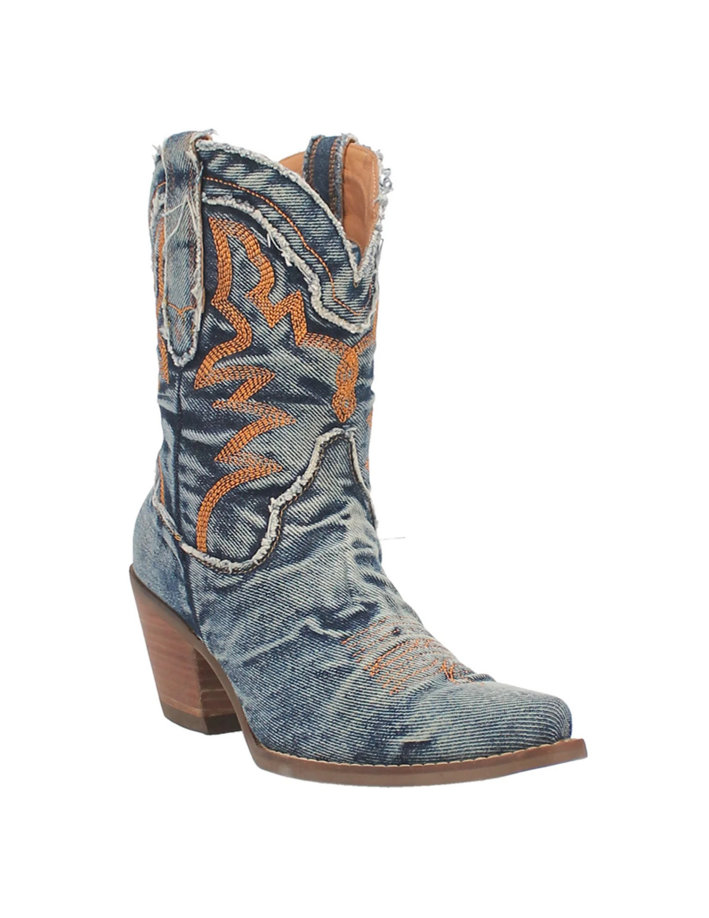 Yall Need Dolly Denim Calf boots by Dingo
