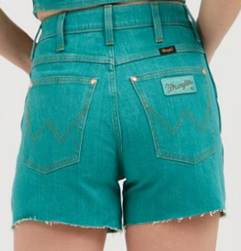 Wrangler x Lainey Wilson Cowboy Short 3.5" Turquoise
