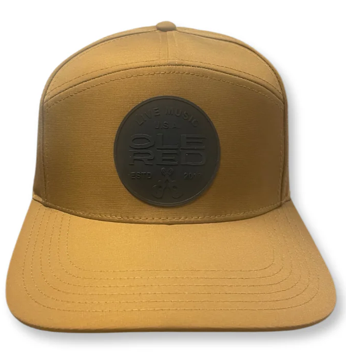 Ole Red Crossed Guitar Silicone Patch Hat