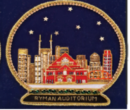 Ryman Rhinestone Skyline Ornament