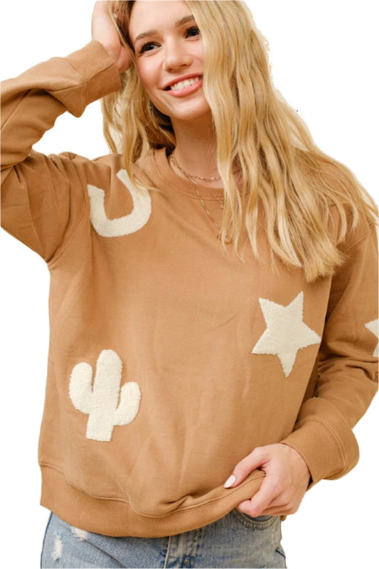 Western Patch Women's Sweatshirt