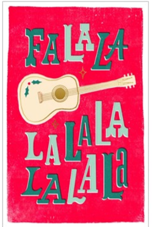 Hallmark x Opry Fa La La Christmas Card