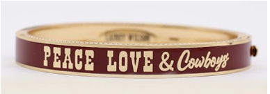 Lainey Wilson Peace Love & Cowboyws Bangle