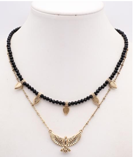 Lainey Wilson Layered Bird Pendant Necklace