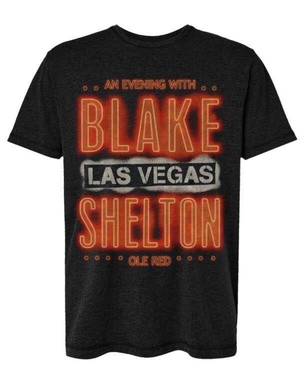Ole Red Vegas Blake Shelton Neon Lights Tee