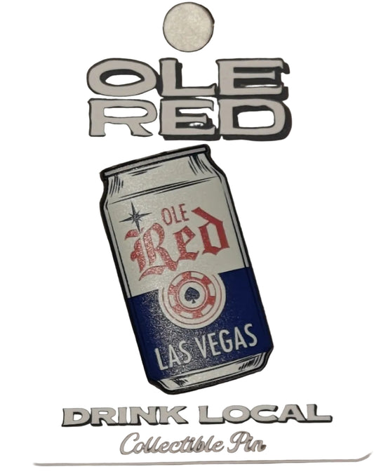 Ole Red Vegas Beer Can Pin