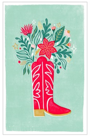 Hallmark x Opry Boot Christmas Card