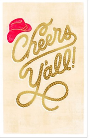 Hallmark x Opry Cheers Y'All Christmas Card