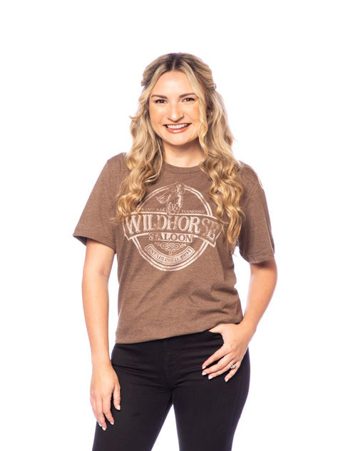 Wildhorse Distressed Beer Label Unisex T-Shirt