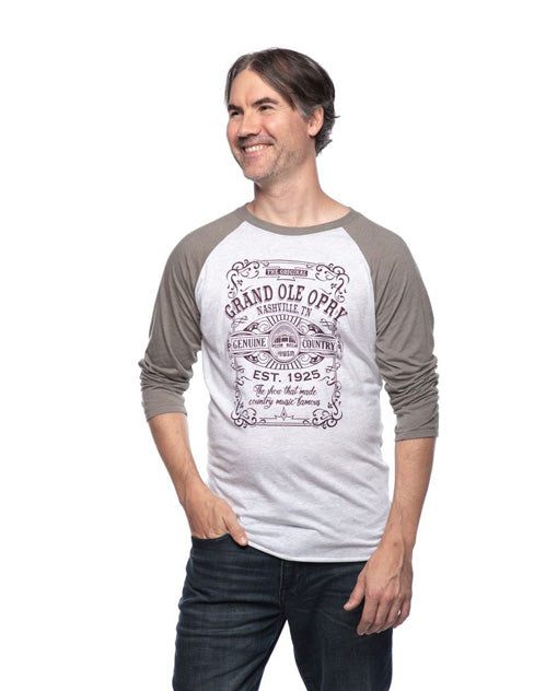 Opry Genuine Country Whiskey Label Raglan