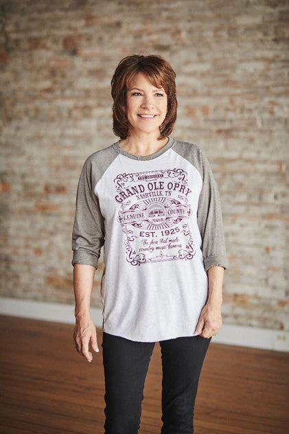 Opry Genuine Country Whiskey Label Raglan