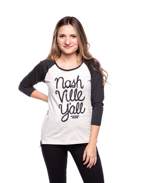 Women's Nashville Y'all Raglan