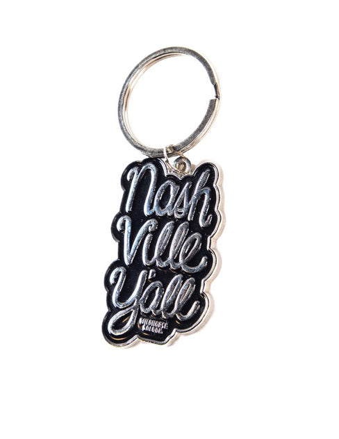 Wildhorse Nashville Y'all Silver Keychain