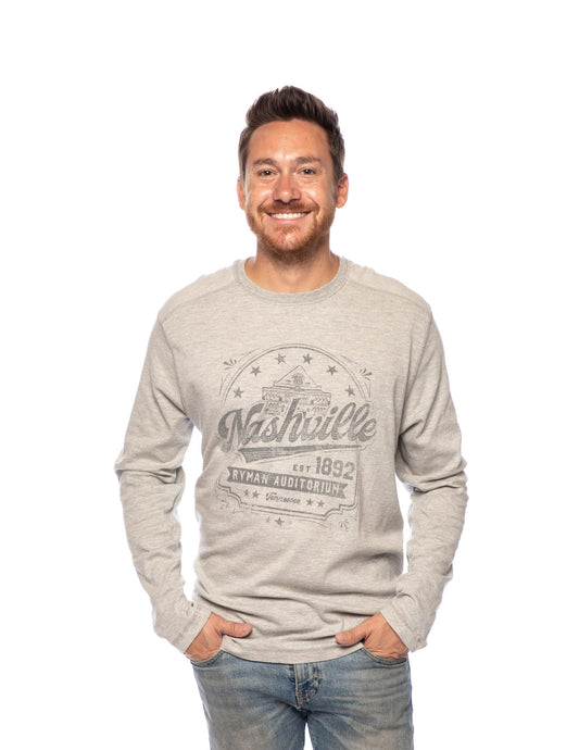 Ryman Unisex Nashville Building Long Sleeve Shirt