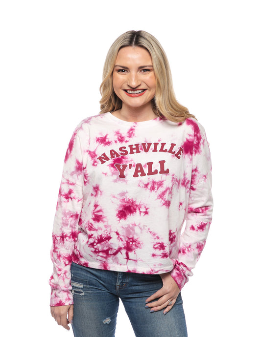 Wildhorse Nashville Y'all Tye Dye Long Sleeve Shirt