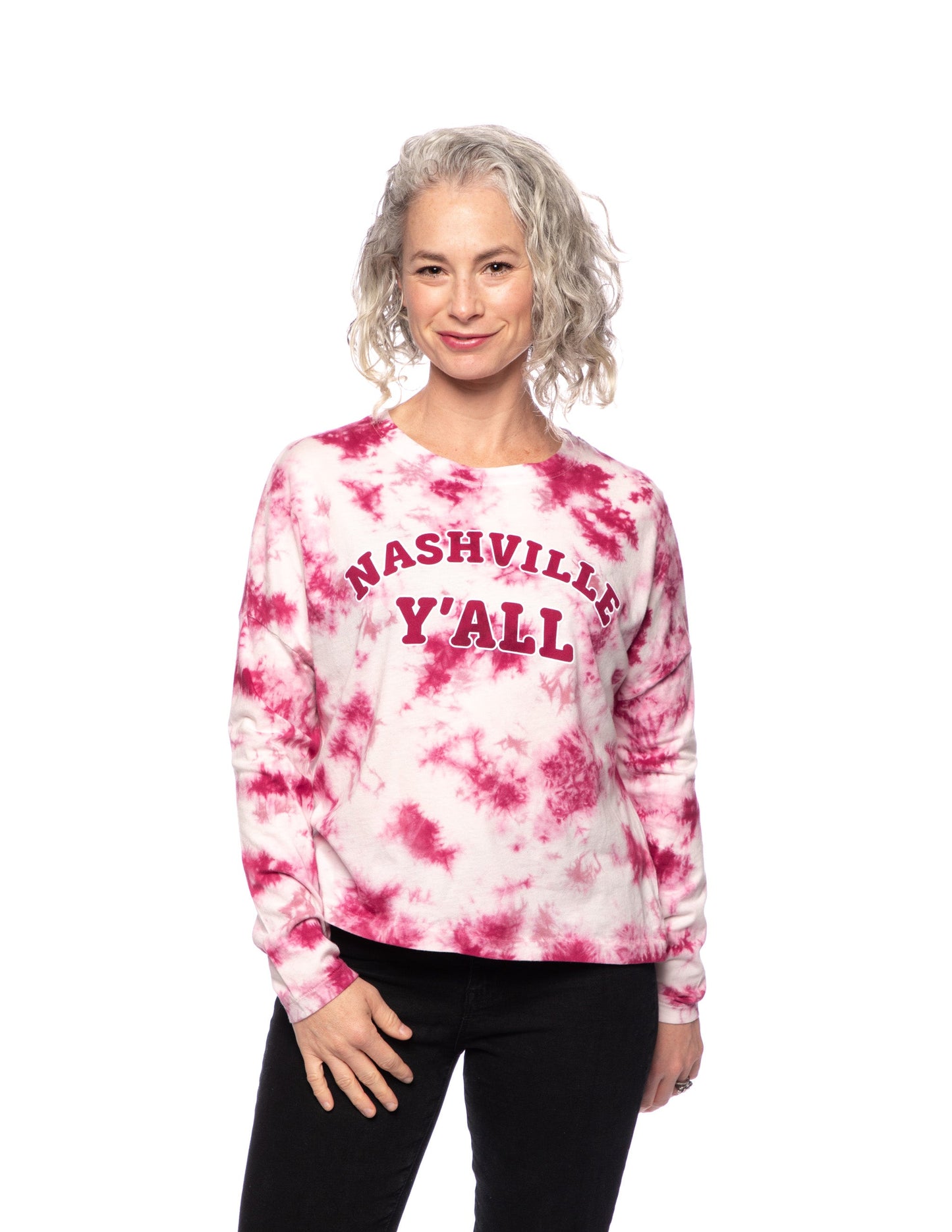 Wildhorse Nashville Y'all Tye Dye Long Sleeve Shirt