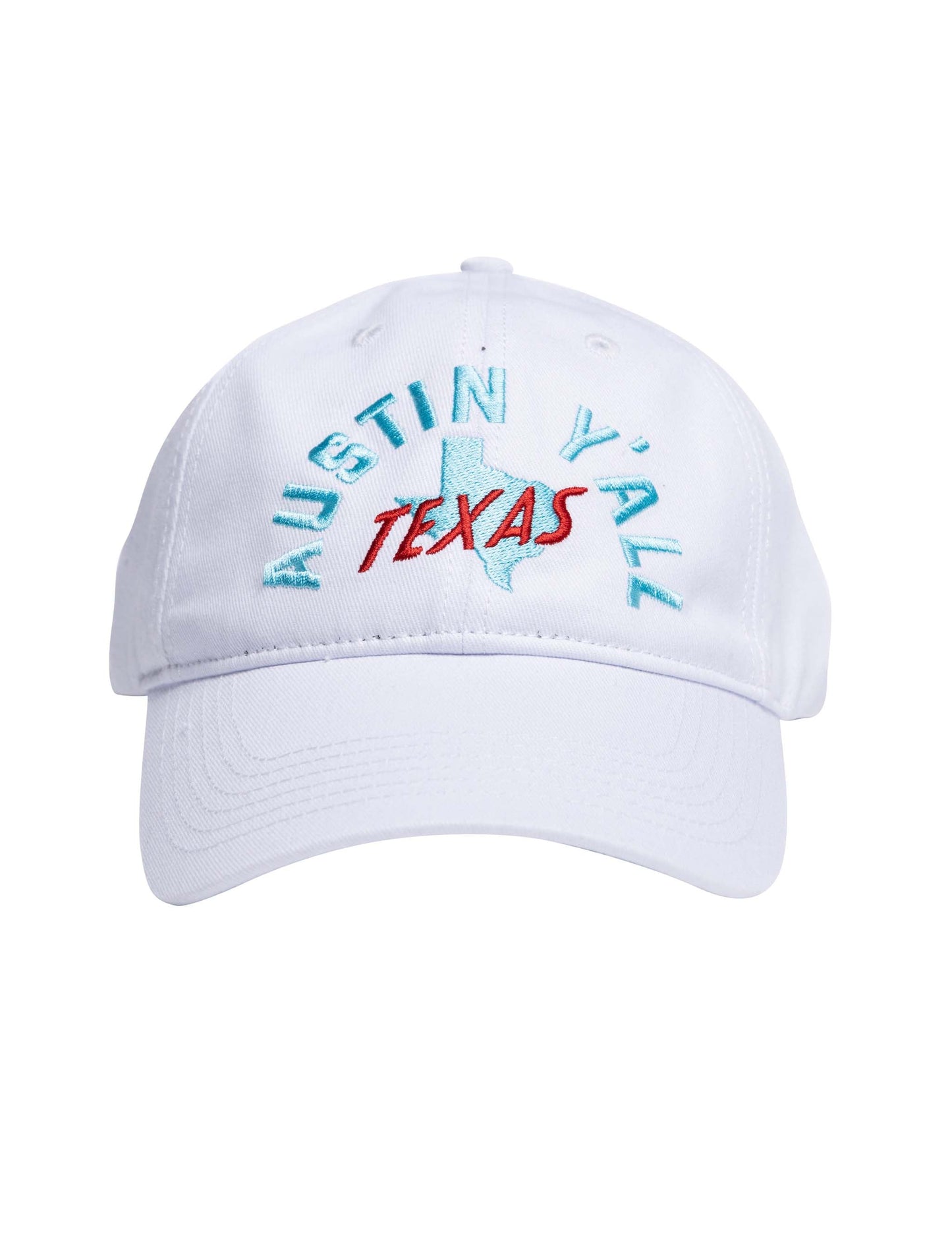 Austin Y'all White Baseball Cap
