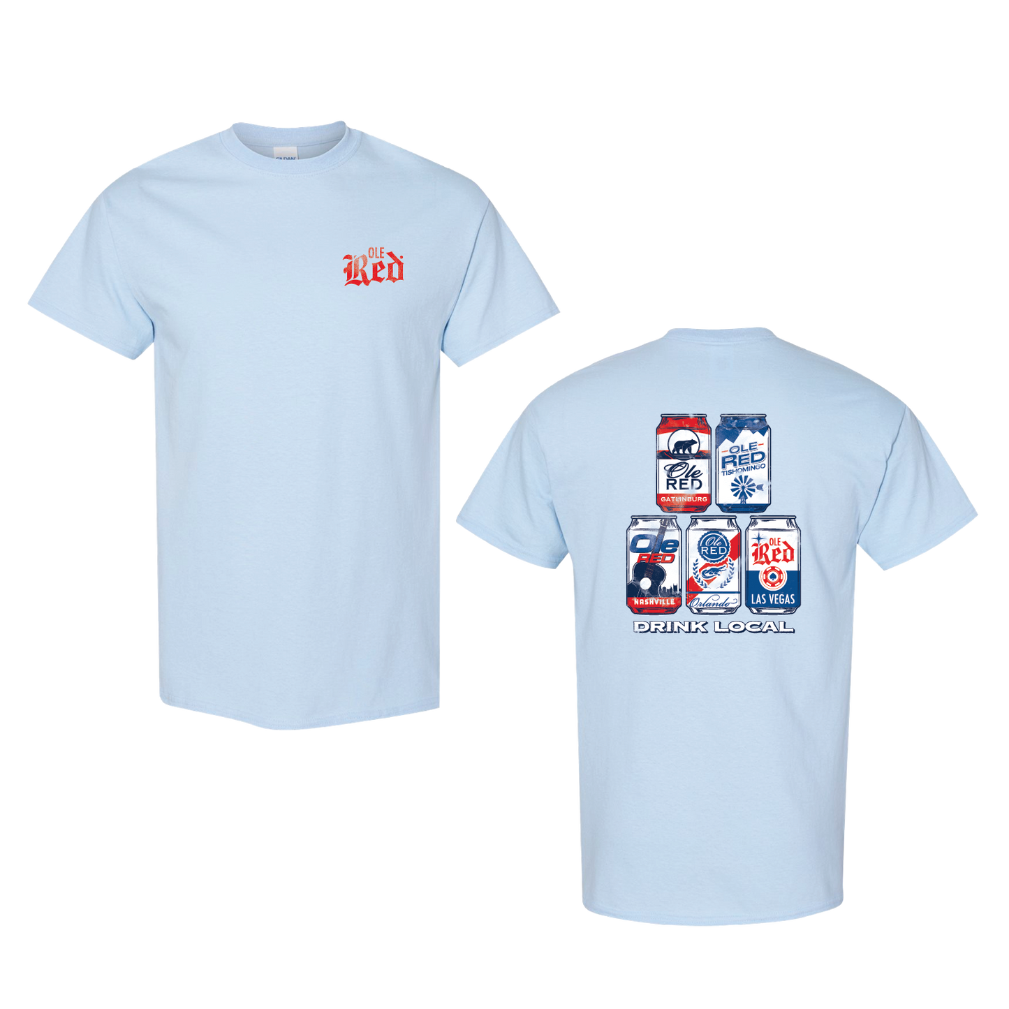 Ole Red Drink Local Beer Can T-Shirt