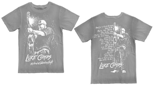 Category 10 Luke Combs Set List T-Shirt