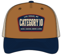 Category 10 Las Vegas Tri-Color Patch Hat