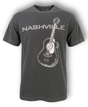 Daniel Diamond Nashville Rhinestone Guitar Tee