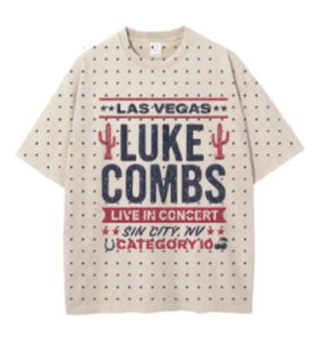 Category 10 Live In Las Vegas Rhinestone T-Shirt