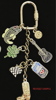 Category 10 Icon Charm Keychain