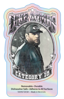 Category 10 Luke Combs Holographic Decal