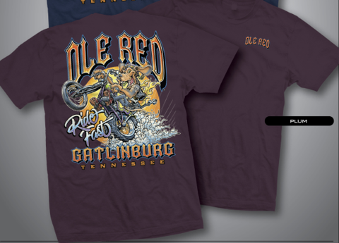 Ole Red Gatlinburg Motorcycle Tee